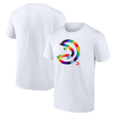 Atlanta Hawks Team Logo Pride T-Shirt White
