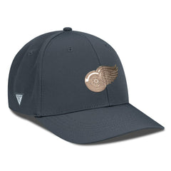 Detroit Red Wings Levelwear Rise Copper Insignia Flex Hat - Charcoal - NHL 203155806