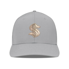 Seattle Kraken Levelwear Rise Copper Insignia Flex Hat - Gray - NHL 203155817