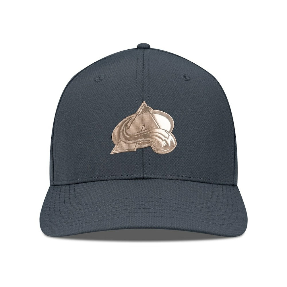 Colorado Avalanche Levelwear Rise Copper Insignia Flex Hat - Charcoal - NHL 203155841