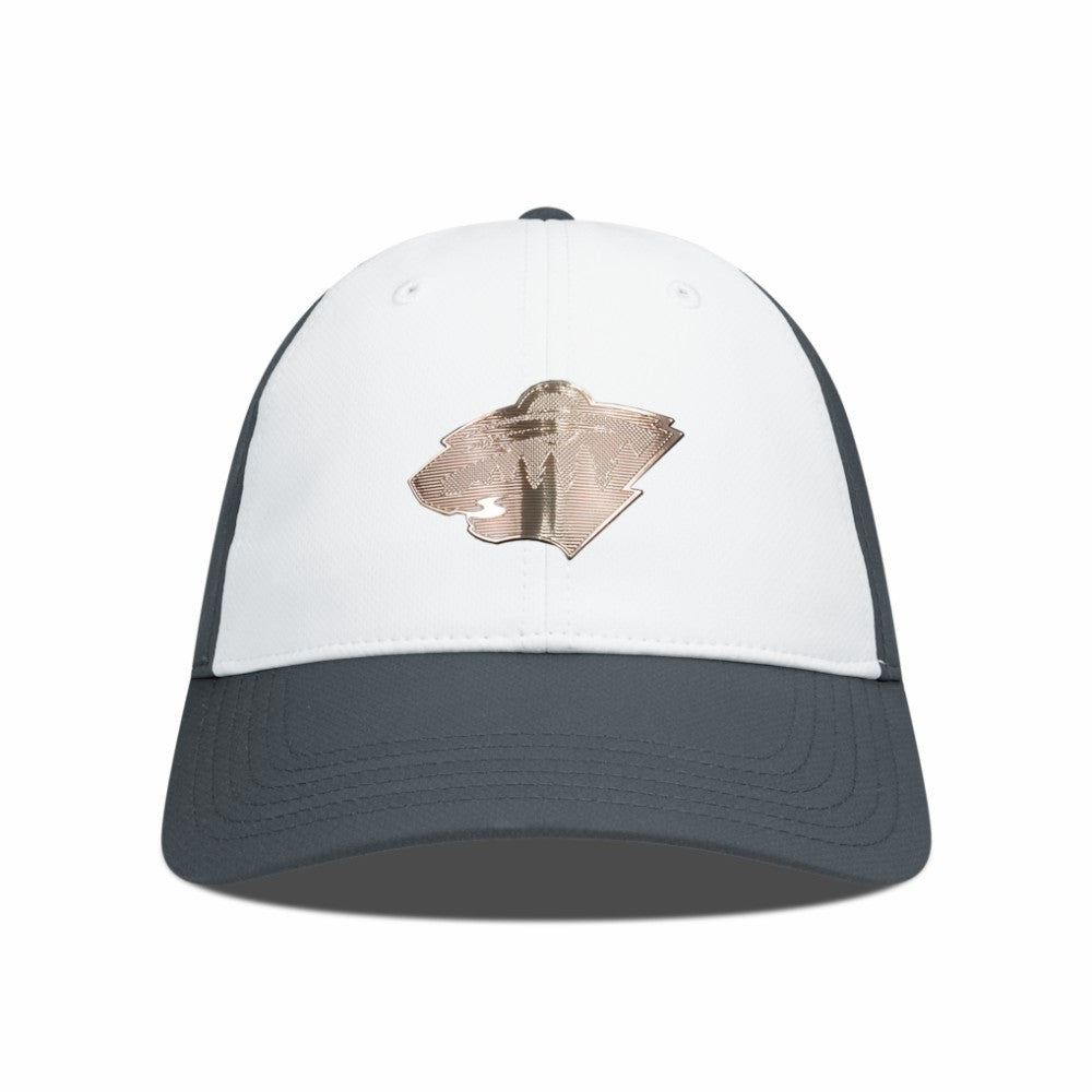Minnesota Wild Levelwear Endure Copper Insignia Adjustable Hat - White/Charcoal - NHL 203155872