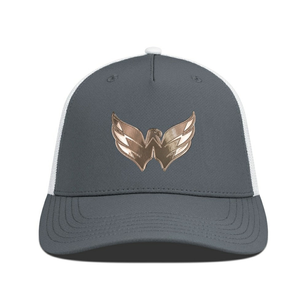 Washington Capitals Levelwear Signal Copper Insignia Trucker Adjustable Hat - Charcoal/White - NHL 203155891