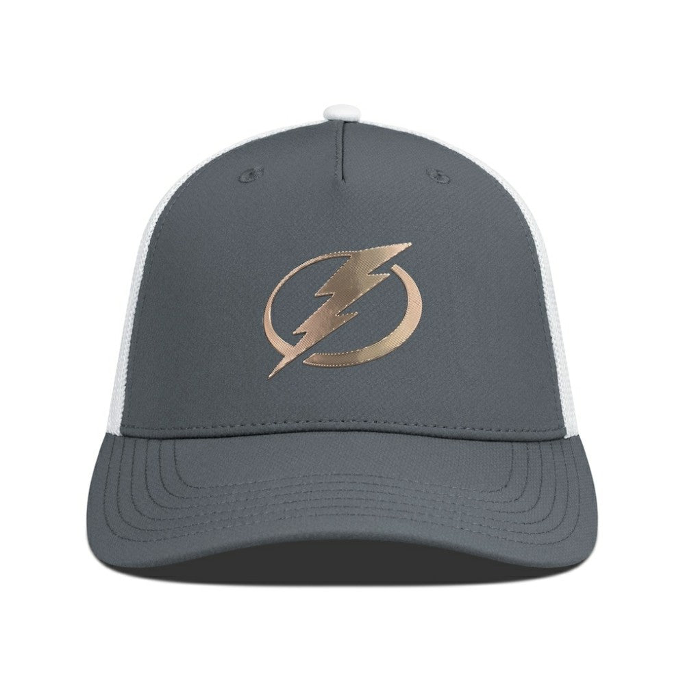 Tampa Bay Lightning Levelwear Signal Copper Insignia Trucker Adjustable Hat - Charcoal/White - NHL 203155906
