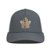 Toronto Maple Leafs Levelwear Signal Copper Insignia Trucker Adjustable Hat - Charcoal/White - NHL 203155908