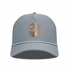 Edmonton Oilers Levelwear Gordon Copper Insignia Vented Adjustable Hat - Gray - NHL 203155934