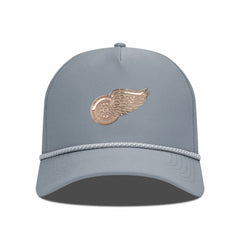 Detroit Red Wings Levelwear Gordon Copper Insignia Vented Adjustable Hat - Gray - NHL 203155937