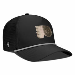 Philadelphia Flyers Levelwear Gordon Copper Insignia Vented Adjustable Hat - Black - NHL 203155950