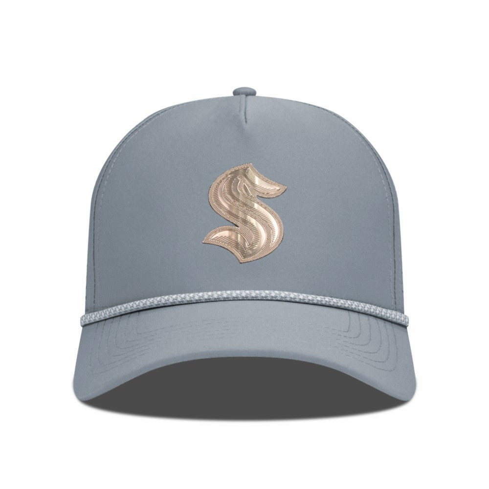 Seattle Kraken Levelwear Gordon Copper Insignia Vented Adjustable Hat - Gray - NHL 203155958