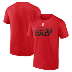 Houston Rockets Greatest Dad T-Shirt Red