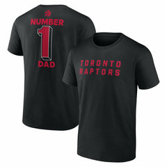 Toronto Raptors #1 Dad Jersey T-Shirt Black