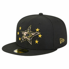 Dallas Stars New Era Military Appreciation Digital Camo Stars 59FIFTY Fitted Hat - Black - NHL 203156197