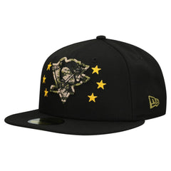 Pittsburgh Penguins New Era Military Appreciation Digital Camo Stars 59FIFTY Fitted Hat - Black - NHL 203156201