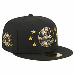 New York Islanders New Era Military Appreciation Digital Camo Stars 59FIFTY Fitted Hat - Black - NHL 203156203
