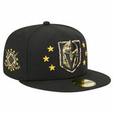 Vegas Golden Knights New Era Military Appreciation Digital Camo Stars 59FIFTY Fitted Hat - Black - NHL 203156210