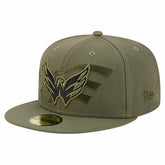 Washington Capitals New Era Military Appreciation Flag 59FIFTY Fitted Hat - Olive - NHL 203156211