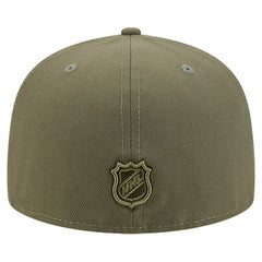 Seattle Kraken New Era Military Appreciation Flag 59FIFTY Fitted Hat - Olive - NHL 203156223