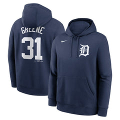 Riley Greene Detroit Tigers Nike Player Name & Number Club Fleece Pullover Hoodie - Navy - Nike Online