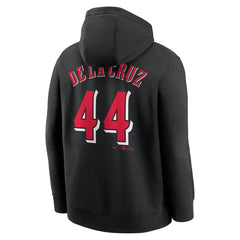 Elly De La Cruz Cincinnati Reds Nike Player Name & Number Club Fleece Pullover Hoodie - Black - Nike Sale