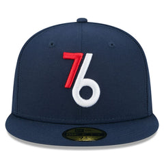 Philadelphia 76ers 2025/26 City Edition Alternate 59FIFTY Fitted Hat Navy | New Era