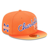 Charlotte Hornets 2025/26 City Edition Alternate 59FIFTY Fitted Hat Orange | New Era