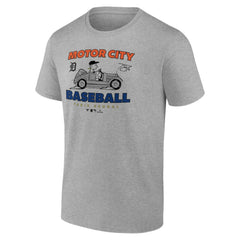 Tarik Skubal Detroit Tigers Motor City Baseball T-Shirt - Heather Gray - MLB Sale