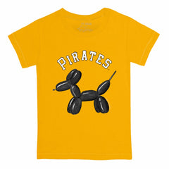 Pittsburgh Pirates Tiny Turnip Youth Balloon Dog T-Shirt - Gold - MLB Sale