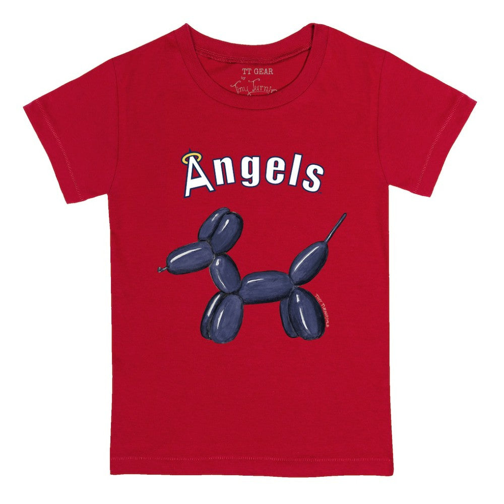 Los Angeles Angels Tiny Turnip Youth Balloon Dog T-Shirt - Red - MLB Online