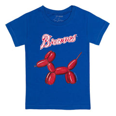 Atlanta Braves Tiny Turnip Youth Balloon Dog T-Shirt - Royal - MLB Online
