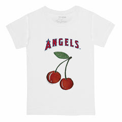 Los Angeles Angels Tiny Turnip Youth Cherries T-Shirt - White - MLB on Sale