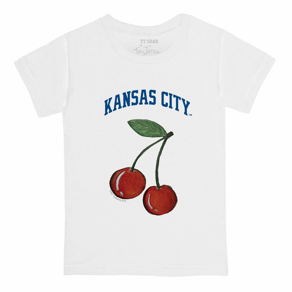 Kansas City Royals Tiny Turnip Youth Cherries T-Shirt - White - MLB Lifestyle