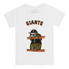 San Francisco Giants Tiny Turnip Youth Sloth T-Shirt - White - MLB on Sale