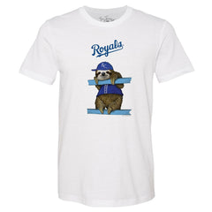 Kansas City Royals Tiny Turnip Unisex Sloth T-Shirt - White - MLB Online
