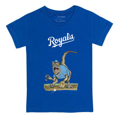 Kansas City Royals Tiny Turnip Youth Velociraptor T-Shirt - Royal - MLB Online