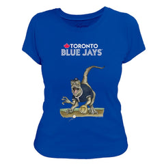 Toronto Blue Jays Tiny Turnip Women's Velociraptor T-Shirt - Royal - MLB Online