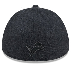 Detroit Lions New Era Peaky Duckbill Fitted Hat Gray