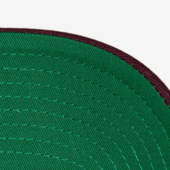 Florida Panthers Mitchell & Ness x Just Don Wave Script Pro Strapback Hat - Maroon - NHL 203159325