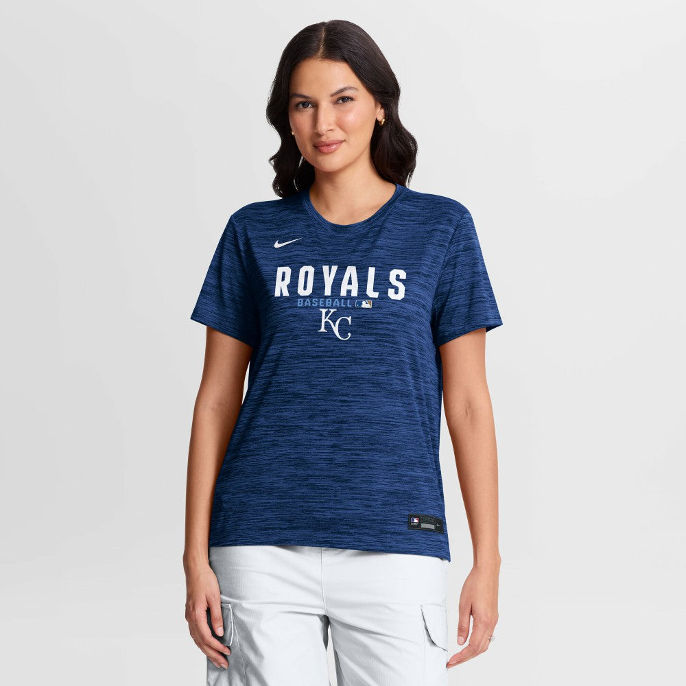Kansas City Royals Nike Women's Authentic Collection Velocity Dri-FIT T-Shirt - Royal - Nike Discount