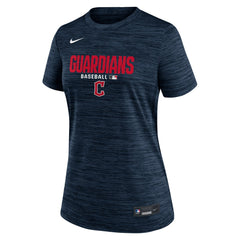 Cleveland Guardians Nike Women's Authentic Collection Velocity Dri-FIT T-Shirt - Navy - Nike Discount