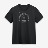 Colorado Rockies Nike Women's Authentic Collection Early Work Tri-Blend Dri-FIT T-Shirt - Black - Nike on Sale