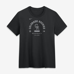 Colorado Rockies Nike Women's Authentic Collection Early Work Tri-Blend Dri-FIT T-Shirt - Black - Nike on Sale