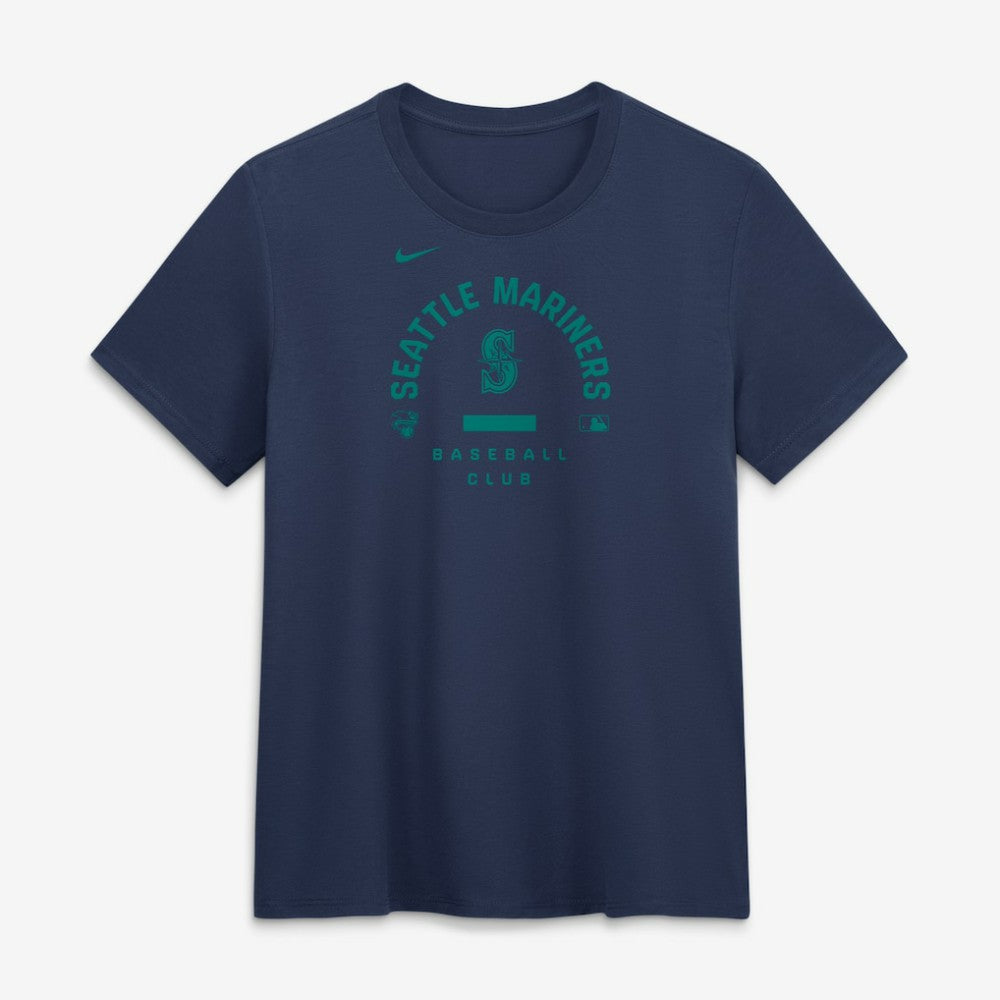 Seattle Mariners Nike Women's Authentic Collection Early Work Tri-Blend Dri-FIT T-Shirt - Navy - Nike Discount