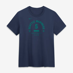 Seattle Mariners Nike Women's Authentic Collection Early Work Tri-Blend Dri-FIT T-Shirt - Navy - Nike Discount