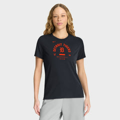 Detroit Tigers Nike Women's Authentic Collection Early Work Tri-Blend Dri-FIT T-Shirt - Navy - Nike on Sale