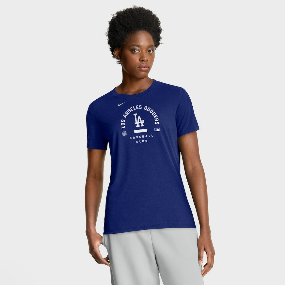 Los Angeles Dodgers Nike Women's Authentic Collection Early Work Tri-Blend Dri-FIT T-Shirt - Royal - Nike Sale