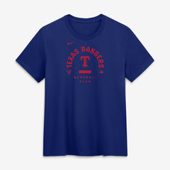 Texas Rangers Nike Women's Authentic Collection Early Work Tri-Blend Dri-FIT T-Shirt - Royal - Nike on Sale