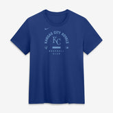Kansas City Royals Nike Women's Authentic Collection Early Work Tri-Blend Dri-FIT T-Shirt - Royal - Nike on Sale