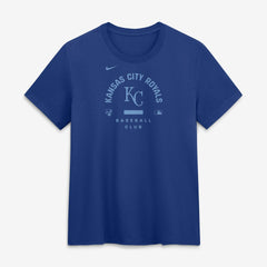 Kansas City Royals Nike Women's Authentic Collection Early Work Tri-Blend Dri-FIT T-Shirt - Royal - Nike on Sale