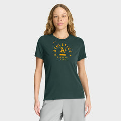 Athletics Nike Women's Authentic Collection Early Work Tri-Blend Dri-FIT T-Shirt - Green - Nike Online
