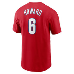 Ryan Howard Philadelphia Phillies Nike Fuse Name & Number T-Shirt - Red - Nike Lifestyle
