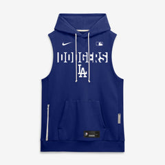 Los Angeles Dodgers Nike Authentic Collection Standard Issue Dri-FIT Sleeveless Hoodie - Royal - Nike Online
